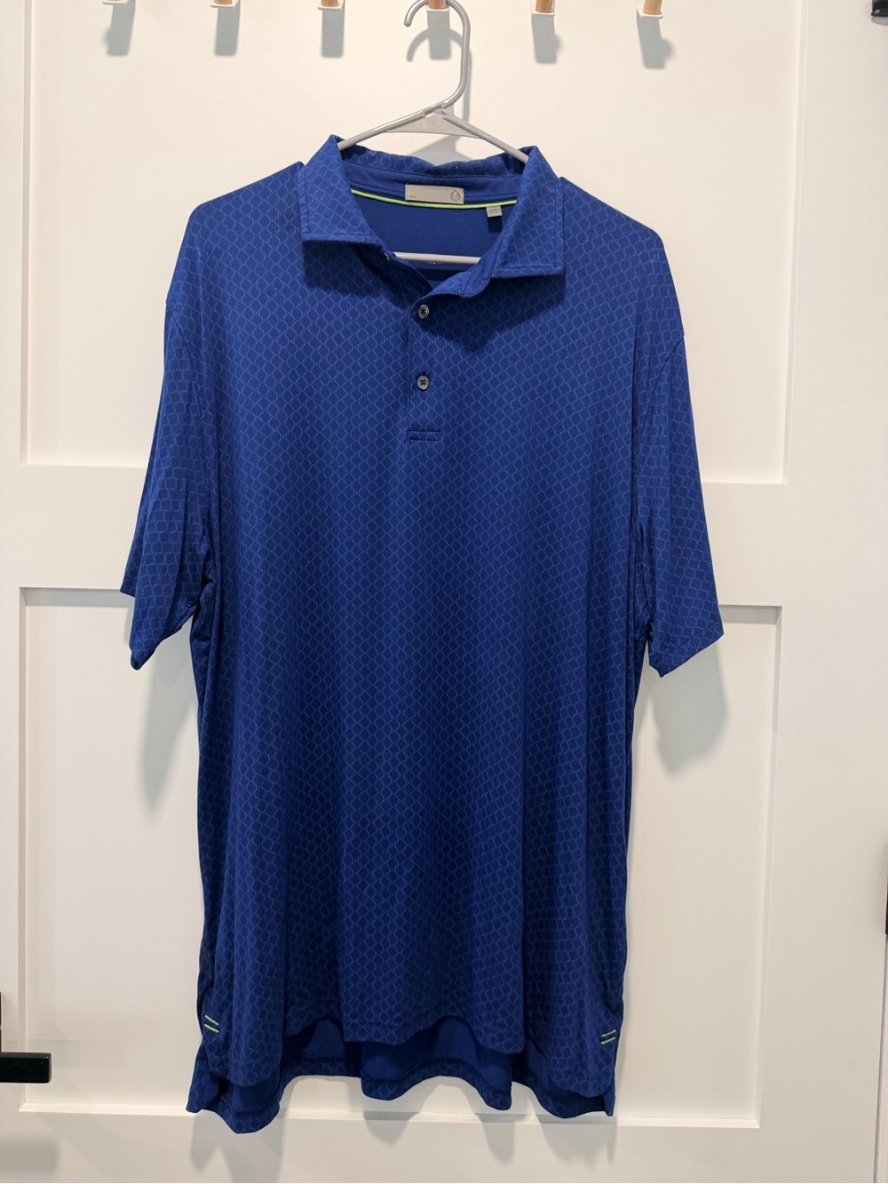 Men's Performance Polo in Deep Royal Blue